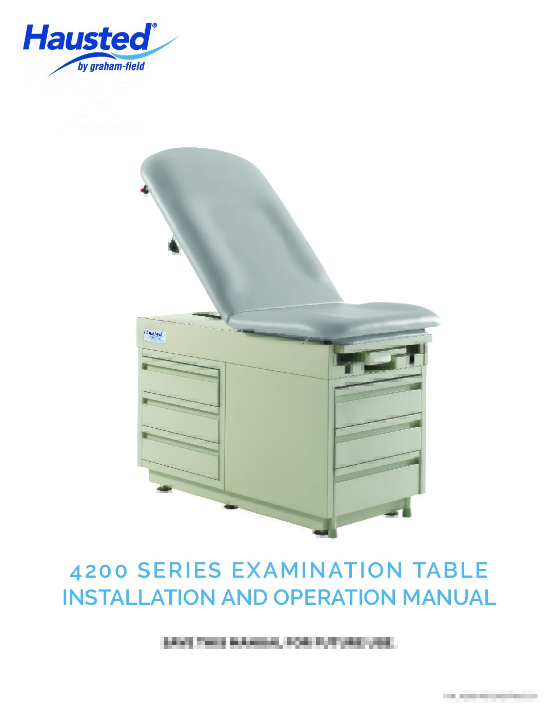 Operation Manual – 4200 Exam Table