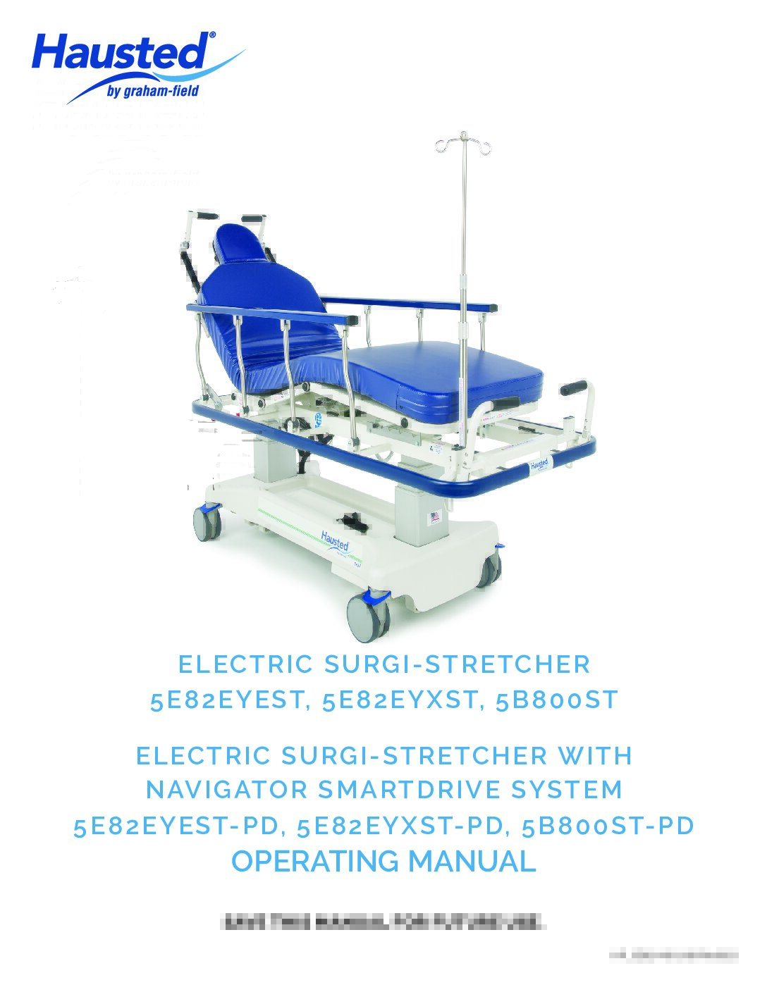 Operation Manual – 5E82 Electric Surgi-Stretcher