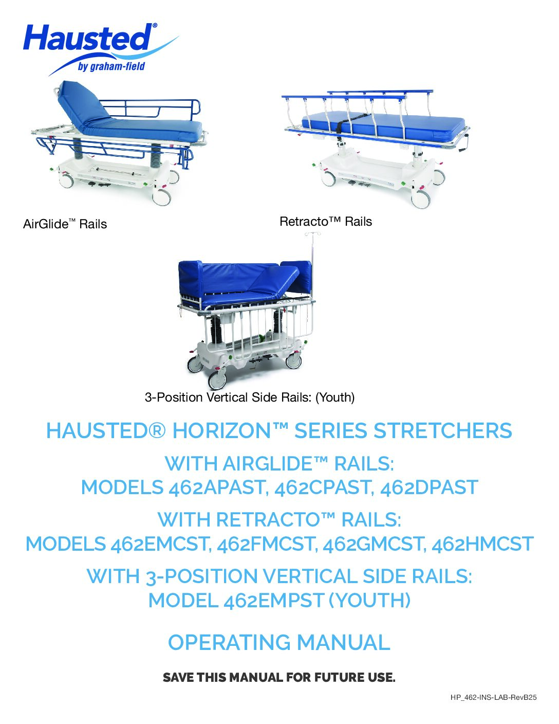 Operation Manual – Horizon™ Series Stretchers