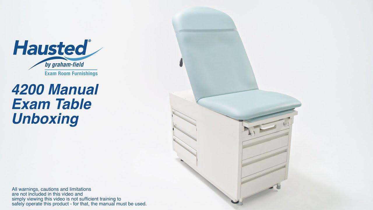 4200 Manual Exam Table Unboxing