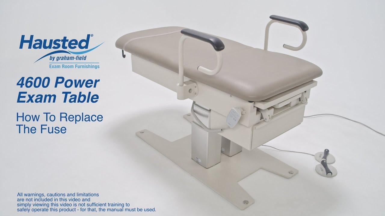 4600 Power Exam Table: How To Replace The Fuse