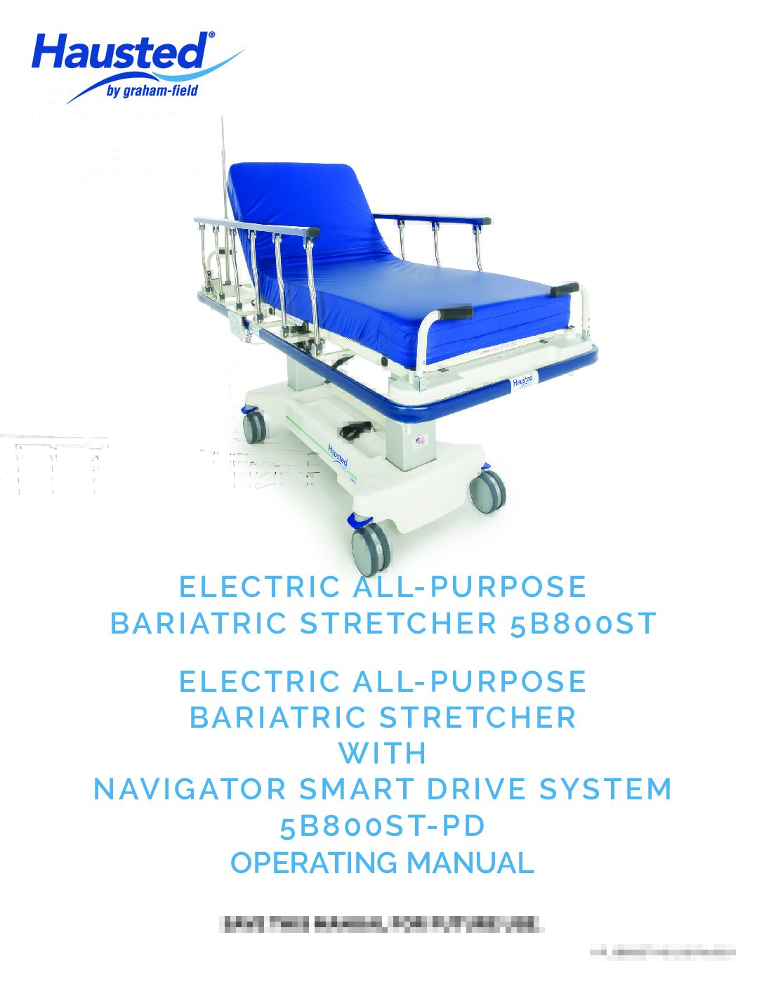 Operating Manual – 5B800 Electric All Purpose Bariatric Stretcher
