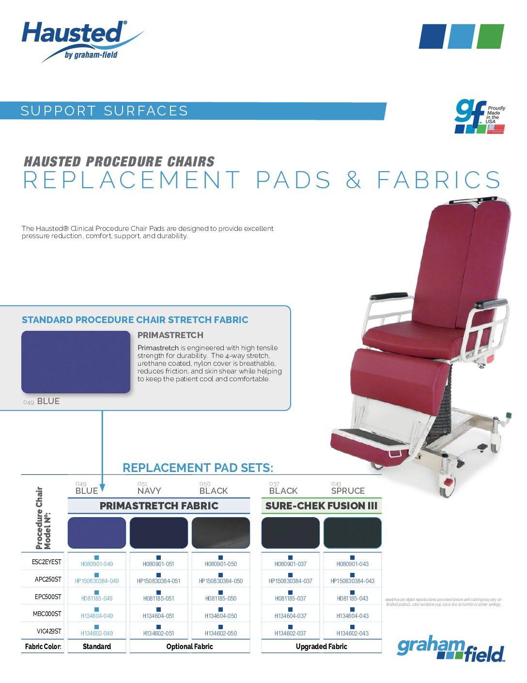 Chair Pads & Fabrics