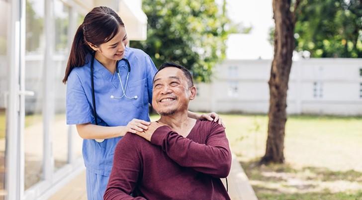 Caregiver and patient